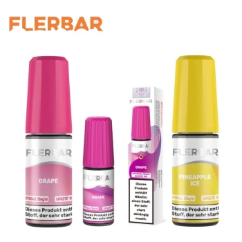 Flerbar Nikotinsalz Liquid Plus – Fruchtige Aromen wie Blaubeere, Erdbeere und Melone mit 10mg/20mg Nikotin für E-Zigaretten, ideal für Dampfer.